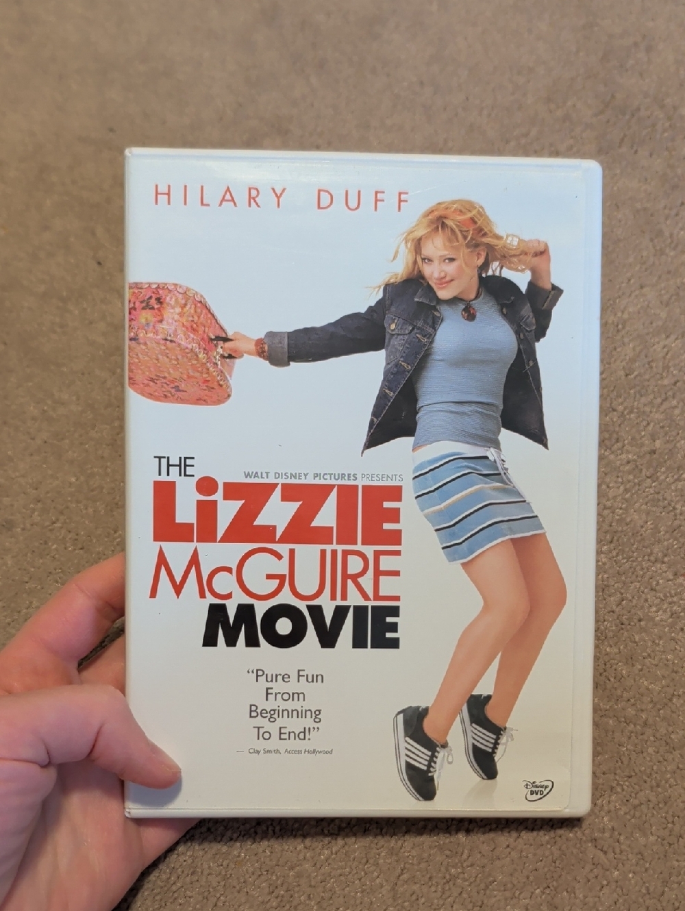💜 5/$20 The Lizzie McGuire Movie DVD - White, Blue, Red